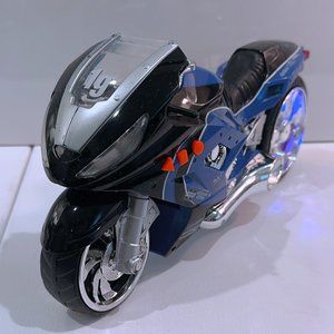 Blue Motorcycles with light and Music:  Measurement:  14" long and 5 " Tall